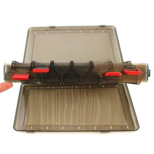 14 Grid Fishing Tackle Plastic Box Bait Box Black YunZyun Outdoor Fishing Gear Baits Box Storage Plastic Double-Sided 14 Grid Bait Box 14 Grid Fishing Tackle Plastic Box Bait Box Black YunZyun Outdoor Fishing Gear Baits Box Storage Plastic Double-Sided 14 Grid Bait Box